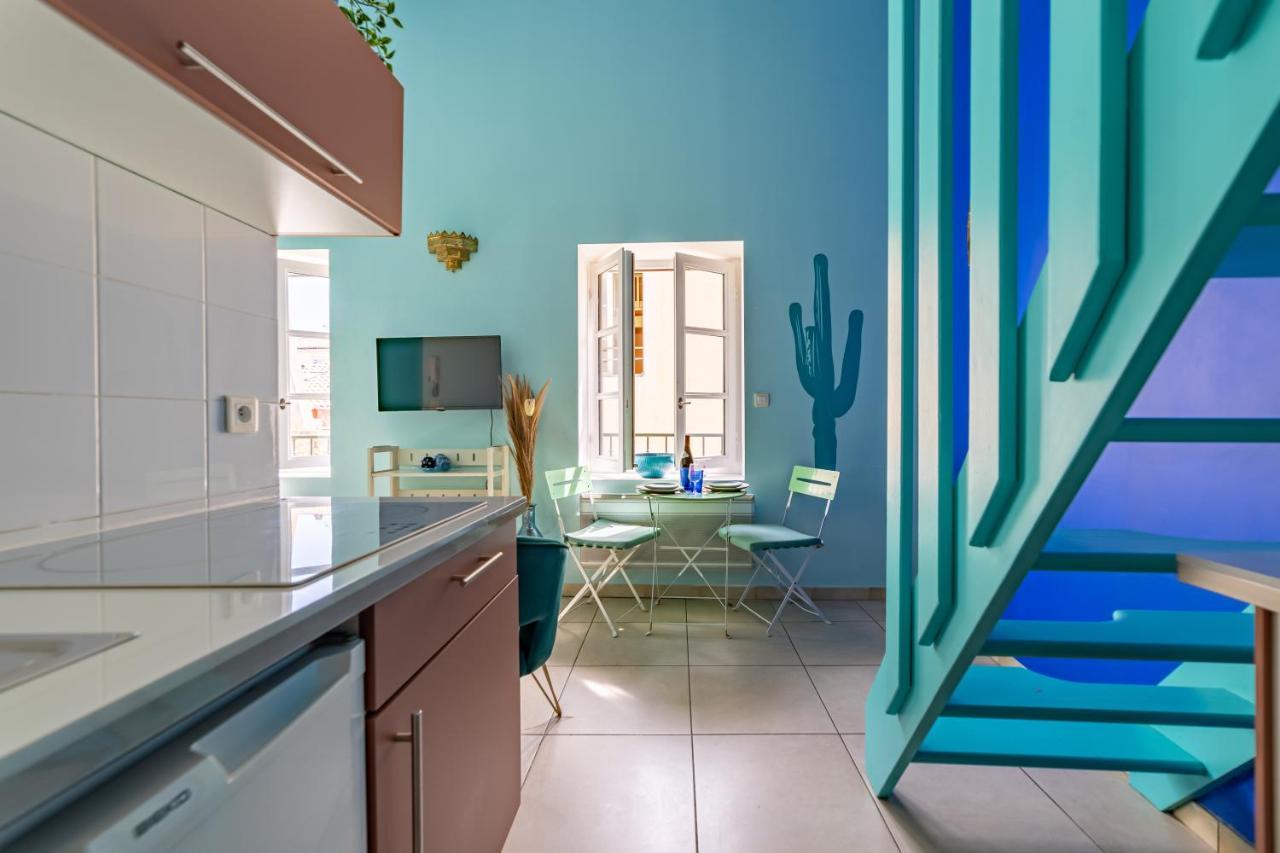 Le Reve Bleu Majorelle - Duplex Sur Les Toits - Une Nuit A نيم المظهر الخارجي الصورة