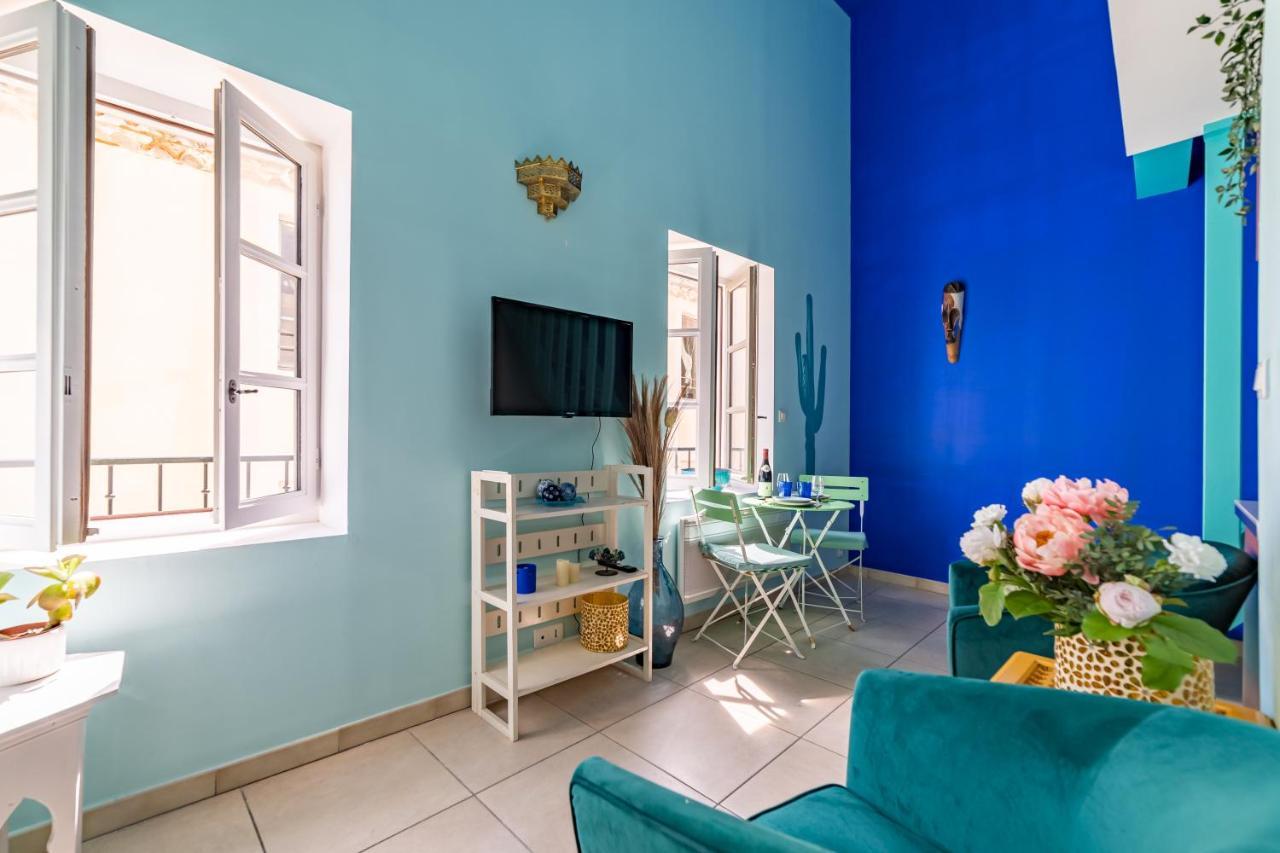Le Reve Bleu Majorelle - Duplex Sur Les Toits - Une Nuit A نيم المظهر الخارجي الصورة